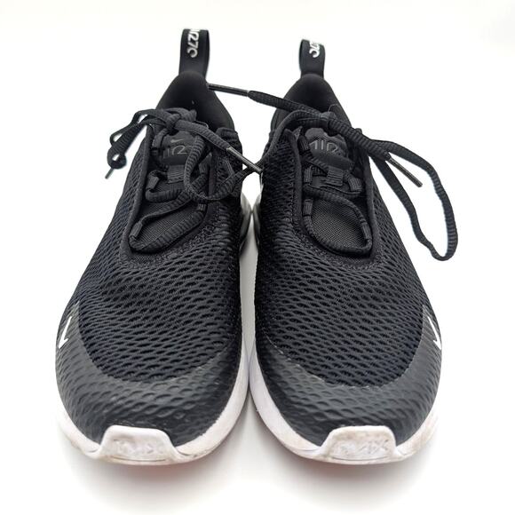 Nike Air Max 270 Sneakers Shoes Lace-Up Unisex Kids Black Size US3Y EU35 - Picture 2 of 12